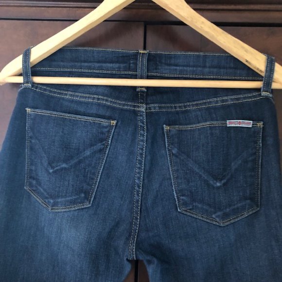 Hudson Nico Midrise Skinny Ankle Length Jeans with Raw Hem, Size 26 - Picture 12 of 15